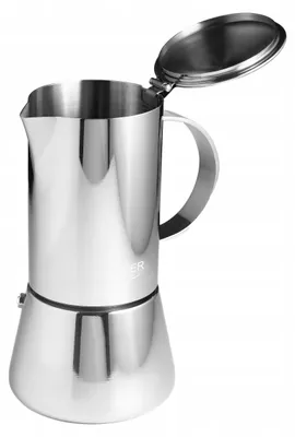 Produktbild von Espresso-Kanne 350 ml Edelstahl Für Den Herd Mit Thermogriff Adler AD4419