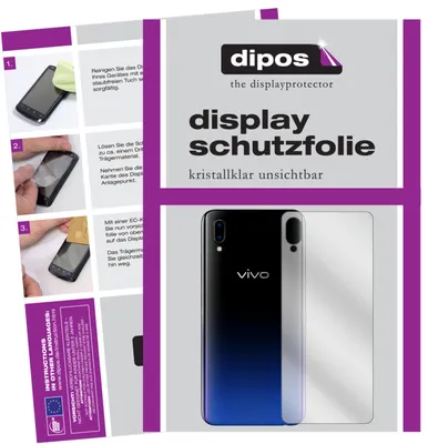 Produktbild von 6x Schutzfolie für Vivo Y91i Rückseite klar Displayschutzfolie Display Schutz