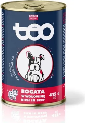 Image de Beef-rich Teo nourriture humide pour chiens 415 g