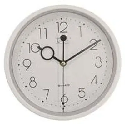 Imagen del producto de Reloj de pared blanco, 23 cm.