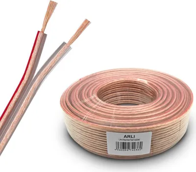 Produktbild von ARLI 100 m Lautsprecherkabel 2 x 2,5 mm² CCA transparent