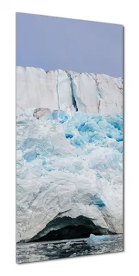 Produktbild von Wallario selbstklebende Duschrückwand 70 x 200 cm mit Motiv Gletscher im arktischen Meer - Wandverkleidung mit Hochglanzlaminat in Glasoptik