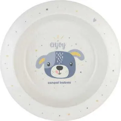 Produktbild von Plastikschälchen Müslischale Kinderschälchen Kinderschüssel wiederverwendbar 270 ml Cute Animals Hund Canpol Babies