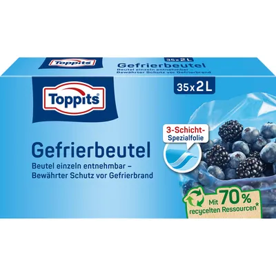Image de Toppits 2802887003 35 Toppits Gefrierbeutel 2,0 l