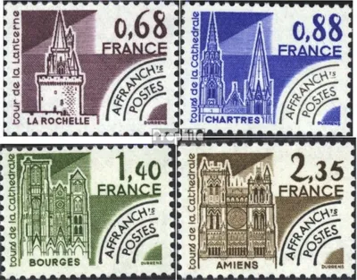 Produktbild von Briefmarken Frankreich 1979 Mi 2163-2166 (kompl.Ausg.) postfrisch Vorausentwertung