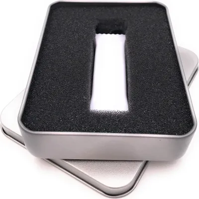 Image de Onwomania Bonbon Bonscher blanc Clé USB papier dans boîte cadeau alu 32 GB USB 2.0