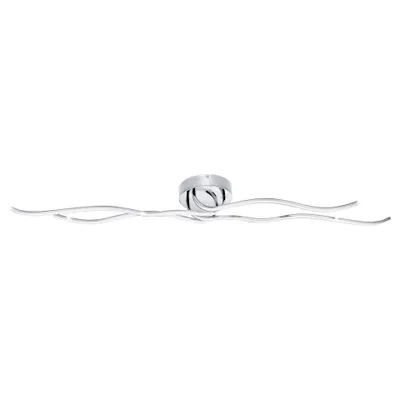 Image de Plafonnier LED chromé au design raffiné RONCADE