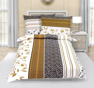 Produktbild von Flanell-Bettwäsche - Braun - 140x200, 70x90