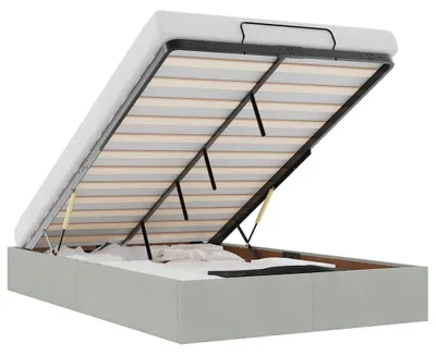 Obrázok produktu pre vidaXL Osmanská posteľ bez matraca svetlo sivá 120x190 cm zamat