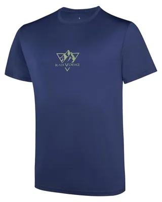 Zdjęcie produktu dla Czarny męski T-shirt Merino marki Black Crevice, kolor: jasnoniebieski, rozmiar: L