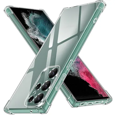 Produktbild von Hülle für Samsung Galaxy S23 Ultra Handy Silikon Schutz Transparent Kameraschutz