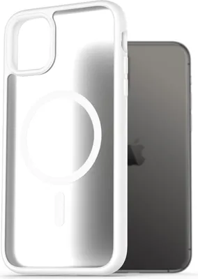 Obrázek produktu pro AlzaGuard, matný kryt kompatibilní s MagSafe, pro iPhone 11, bílá barva