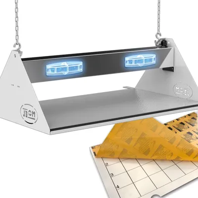 Zdjęcie produktu dla Lampa owadobójcza lepowa 16W UV A HACCP profesjonalna lampa na muchy osy owady LED IP65 MO EL