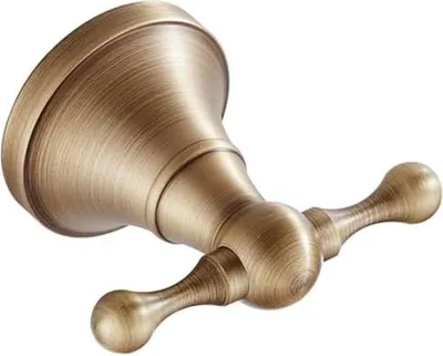 Produktbild von Flybath Handtuchhaken Kleiderhaken Messing Handtuch Wandhaken Wandmontage, Bronze gebürstet