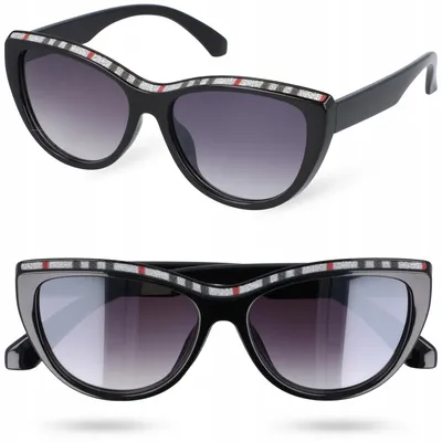 Produktbild von Moramo 4947-1 Damen Sonnenbrille Katzenauge Schwarz