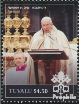 Produktbild von Briefmarken Tuvalu 2015 Mi 2143 (kompl.Ausg.) postfrisch Papst Franziskus