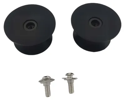 2er Set Silikon-Topfdeckelgriffe, hitzebeständig, schwarz