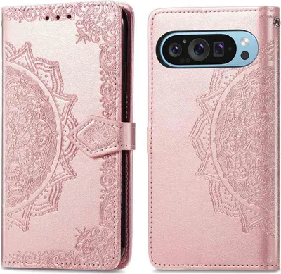 Zdjęcie produktu dla imoshion Mandala Bookcase dla Google Pixel 10 / 10 Pro - Rose Gold