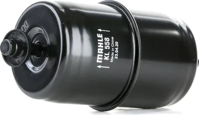 Produktbild von Kraftstofffilter MAHLE KL 558 für JEEP CHEROKEE (XJ) Leitungsfilter