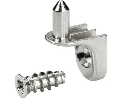 Produktbild von Hettich Sekura 7-Bodenträger zum Anschrauben mit Steckzapfen Ø 5 mm