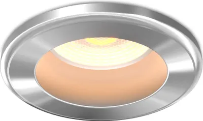 Produktbild von Ledvion - LED Einbaustrahler, Nickel, 4W, CCT 2200K-4000K, Ø55mm, Edelstahl, IP65, Dimmbar