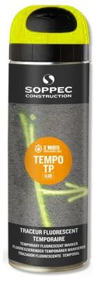 Zdjęcie produktu dla Farba do znakowania Soppec Tempo TP, zawartość 500 ml, żółta 141617