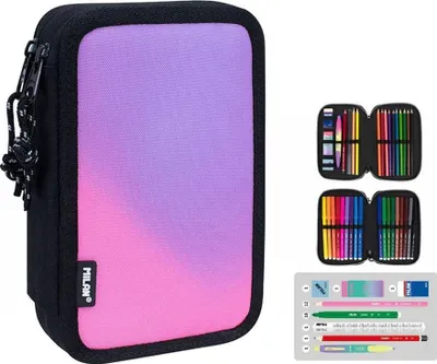 Immagine prodotto di Borsa a doppia molla Milano Sunset Black Pink 34 pezzi