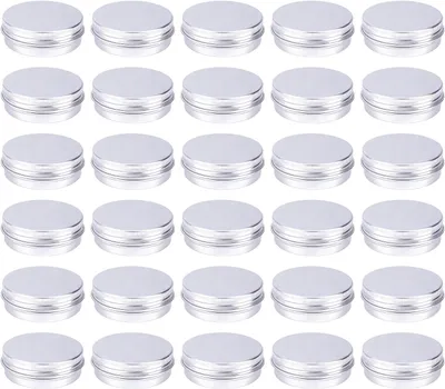Produktbild von Aluminiumdosen 30 Stück, Aluminium Salbendosen, für Kosmetik