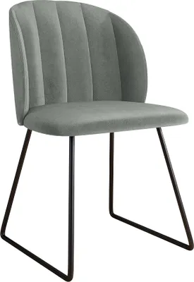 Produktbild von MIRJAN24 Stuhl Ozevro, Polsterstuhl, Esszimmerstuhl, Beine aus Metall, 58x52x80 cm (Farbe: Magic Velvet 2217)