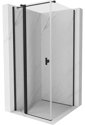 Obrázek produktu pro Mexen Mist T sprchový kout s otočnými dveřmi 110 x 110 cm, transparentní, černá - 8A4T-110-110-70-00