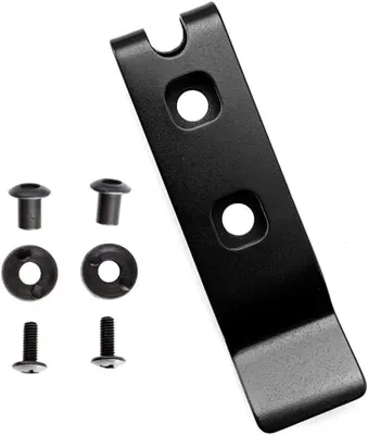 Imagen del producto de Anilla de sujeción de acero inoxidable, pequeña, con doble fijación, para fundas Kydex