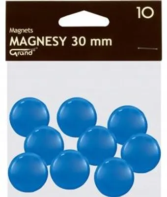Produktbild von Grand Tafelmagnete Ø 30mm blau (10 Stück)