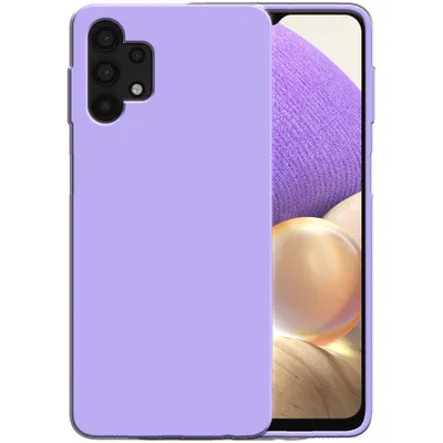 Image de Smartphonica Étui en silicone pour Samsung Galaxy A32 5G avec intérieur souple - Violet