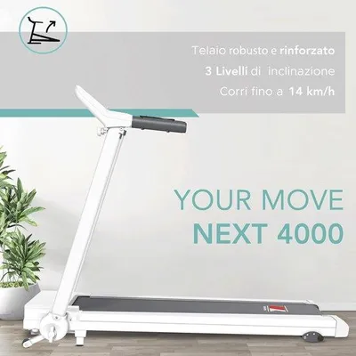 Immagine prodotto di Tapis roulant elettrico con 14 programmi di allenamento - Compatto ed efficiente