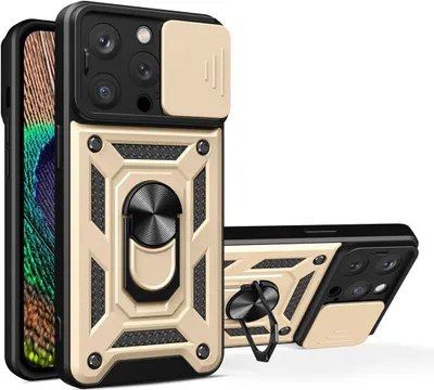 Produktbild von König Design Hülle kompatibel mit Apple iPhone 15 Pro Max Kunststoff Soft Handyhülle - Handy Case Gold