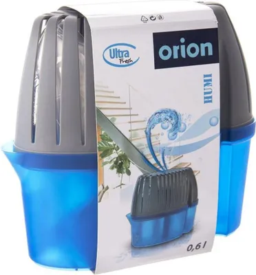 Product packaging for a dehumidifier.