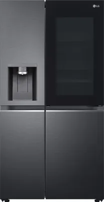 Produktbild von LG GSXV90MCDE Side-by-Side Kühlschrank mit InstaView Door-in-Door (635 Liter Kapazität, Festwasseranschluss,