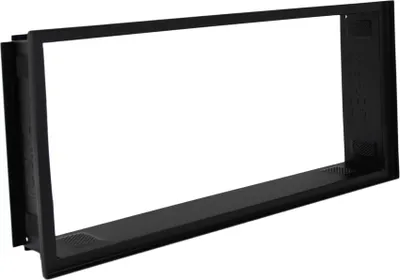 Produktbild von Einbaurahmen für Kalt und Warmluftgitter EBRPB 4523 S Schwarz 450 x 230 mm Putzbündig