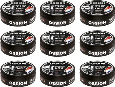 Produktbild von Ossion Premium Barber Hair & Beard Wax 9x175 ml