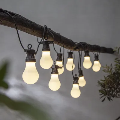 Zdjęcie produktu dla Star Trading Circus, Lekki łańcuch do dekoracji, Czarny, IP44, 10 szt., LED, 3 W