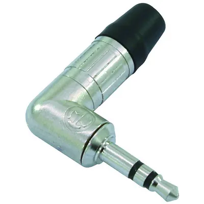 Productafbeelding van Neutrik NTR-NTP3RC, 3,5 mm, zwart, zilver, messing, nikkel, polyamide, polyoxymethyleen (POM), verzinkte staal, nikkel, conform IEC 68-2-20, -20 - 65 °C