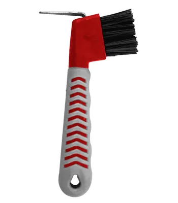 Produktbild von Waldhausen Grippy Hoof-Pick-Brush, Farbe:rot/grau