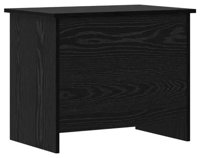 Immagine prodotto di vidaXL Cassapanca portaoggetti in rovere nero 60 x 40 x 50 cm in materiale derivato dal legno