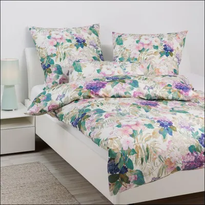Produktbild von Bettwäsche Milano in 155x220+80x80 cm 45116-09 multicolor