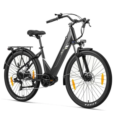 Produktbild von Touroll Urbano 3 E-Bike, 250W Mittelmotor, 120km Reichweite, 70Nm Drehmoment, Shimano 7-Gang, Hydraulikbremsen