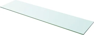 Obrázok produktu pre Poličkový panel z priehľadného skla, 100x25 cm