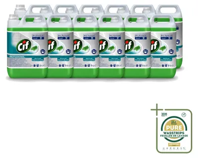 Produktbild von 12 x Cif Allesreiniger Dennenfris 5 l - Vorratspackung - 12 Stücke