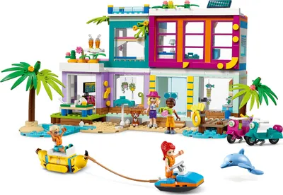 Obrázok produktu pre LEGO Friends Letný plážový domček, Stavebnica, 7 rok / roky, Plast, 686 kusov, 1,17 kg