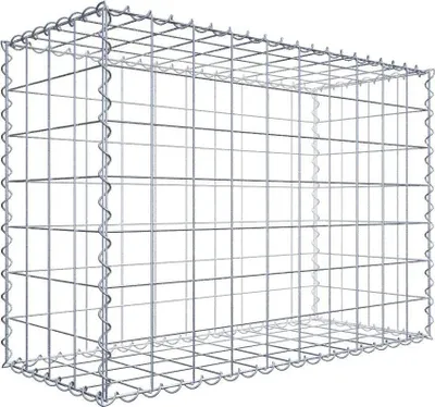 Obrázek produktu pro Gabion 100 cm x 70 cm x 40 cm (D x V x H), velikost ok 10 cm x 10 cm, spirála
