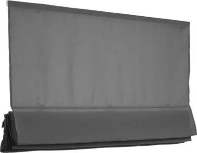 Obrázok produktu pre Unyqoos® Intensions, priehľadná záclona, farba antracit, rozmer 100 × 180 cm (šírka × výška) – s šnúrkou na upevnenie a montážnym materiálom